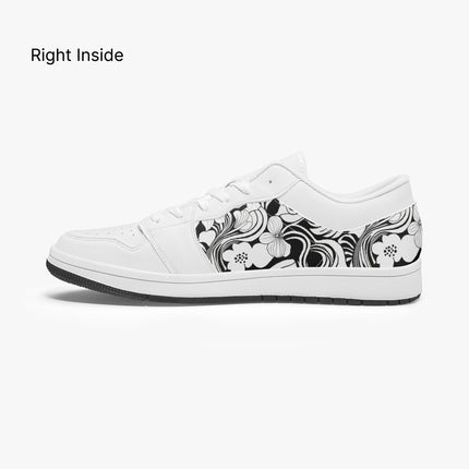 Dusk & Bloom Low - Top Leather Sneakers - Sola Shoe