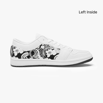 Dusk & Bloom Low - Top Leather Sneakers - Sola Shoe
