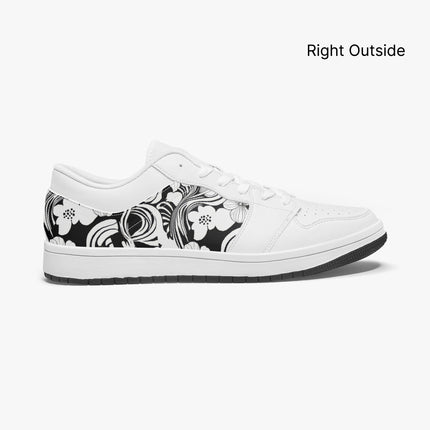Dusk & Bloom Low - Top Leather Sneakers - Sola Shoe