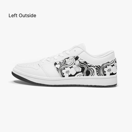 Dusk & Bloom Low - Top Leather Sneakers - Sola Shoe