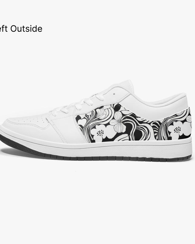 Dusk & Bloom Low - Top Leather Sneakers - Sola Shoe