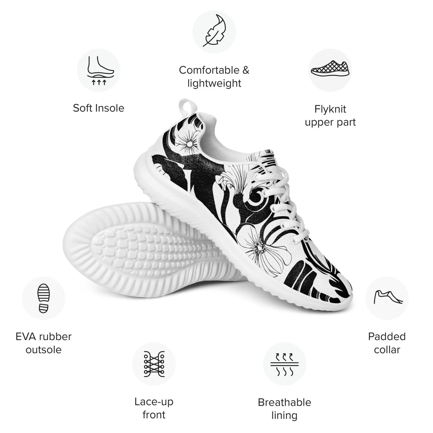 Dusk & Bloom Men’s athletic shoes - Sola Shoe