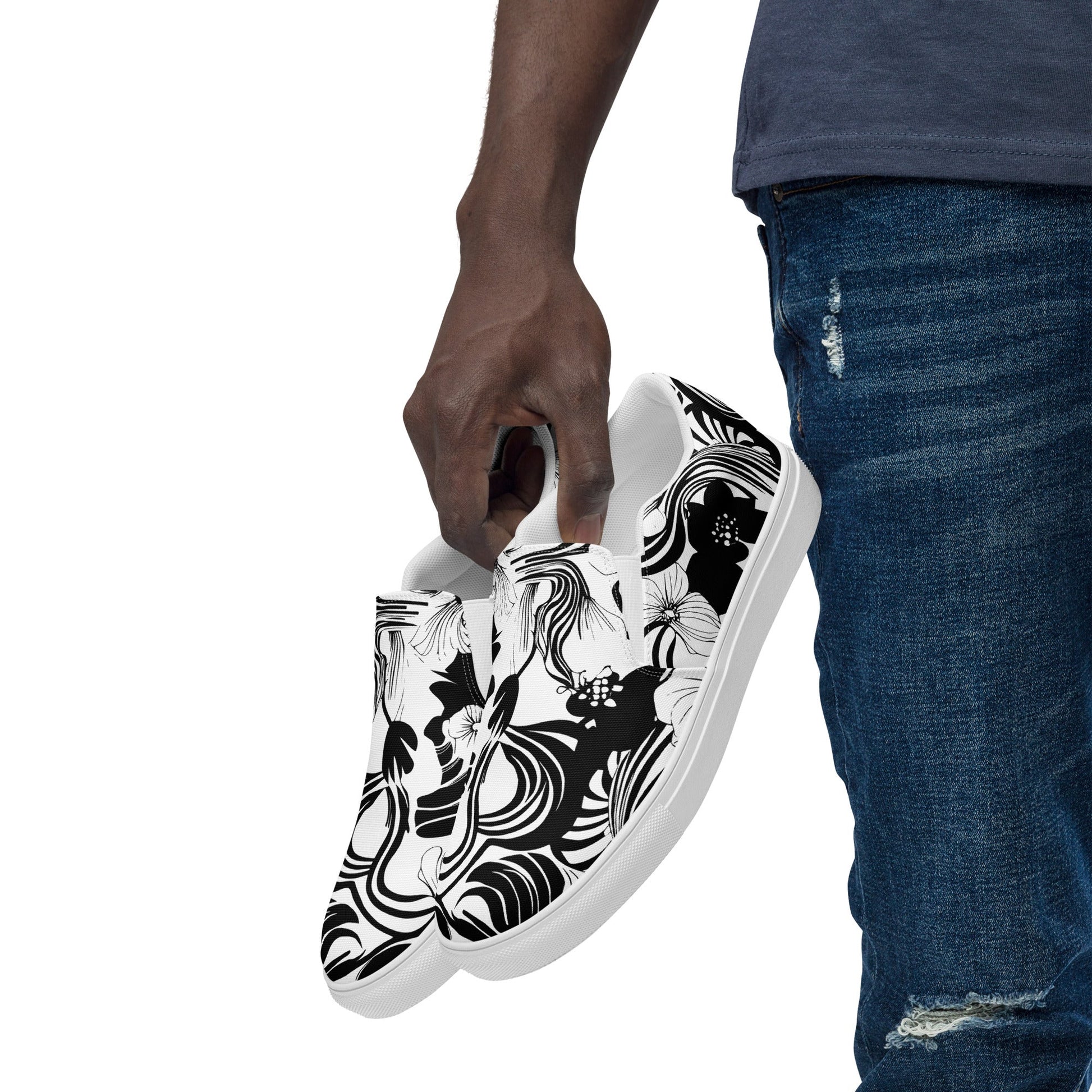 Dusk & Bloom Men’s slip - on shoes - Sola Shoe