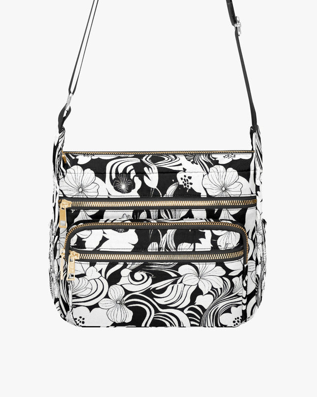 Dusk & Bloom Multi - pocket Crossbody Bag - Sola Shoe
