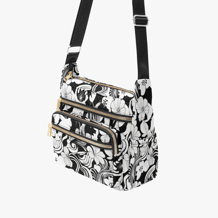 Dusk & Bloom Multi - pocket Crossbody Bag - Sola Shoe