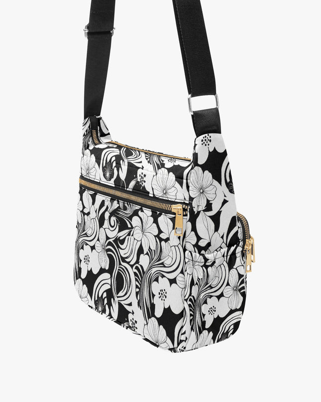 Dusk & Bloom Multi - pocket Crossbody Bag - Sola Shoe