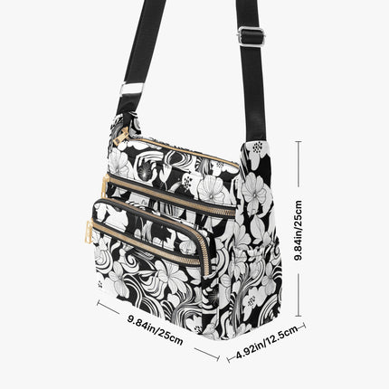 Dusk & Bloom Multi - pocket Crossbody Bag - Sola Shoe
