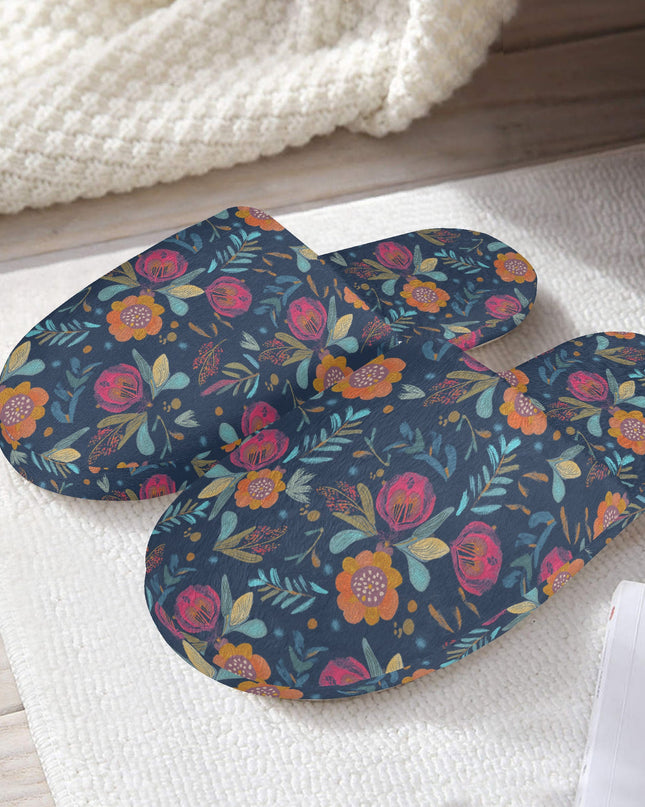 Ember Cotton Slippers – Unisex Winter Slippers for Cozy Comfort - Sola Shoe