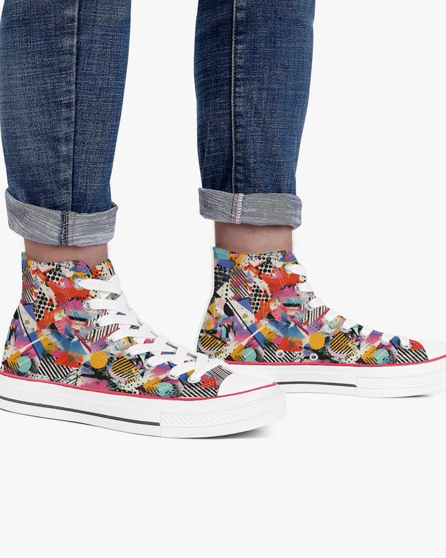 Graffiti High - Top Shoes - Sola Shoe