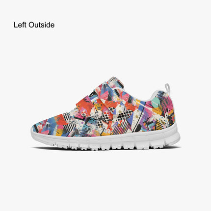 Graffiti Kids Lightweight Velcro Sneaker - Sola Shoe