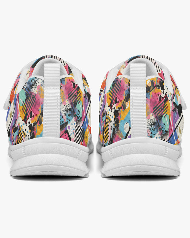 Graffiti Kids Lightweight Velcro Sneaker - Sola Shoe