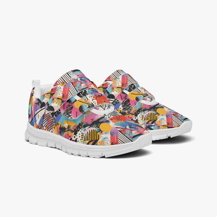 Graffiti Kids Lightweight Velcro Sneaker - Sola Shoe