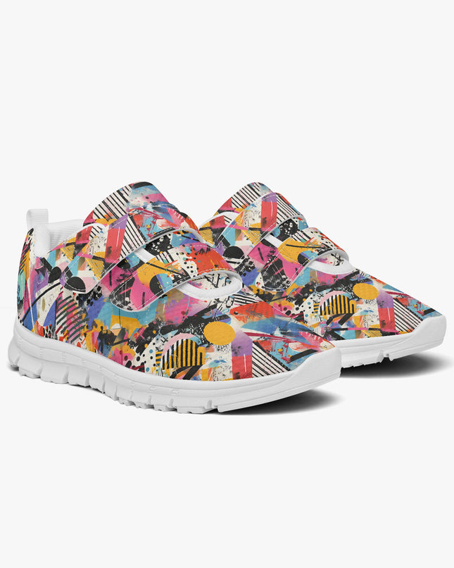 Graffiti Kids Lightweight Velcro Sneaker - Sola Shoe