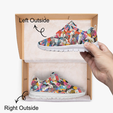 Graffiti Kids Lightweight Velcro Sneaker - Sola Shoe