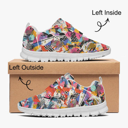 Graffiti Kids Lightweight Velcro Sneaker - Sola Shoe