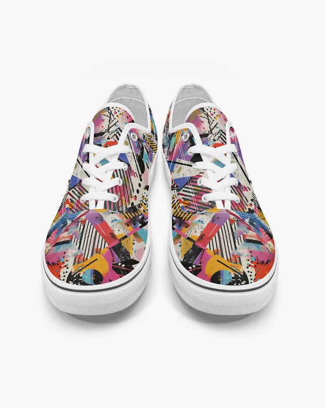 Graffiti Lace - up shoes - Sola Shoe