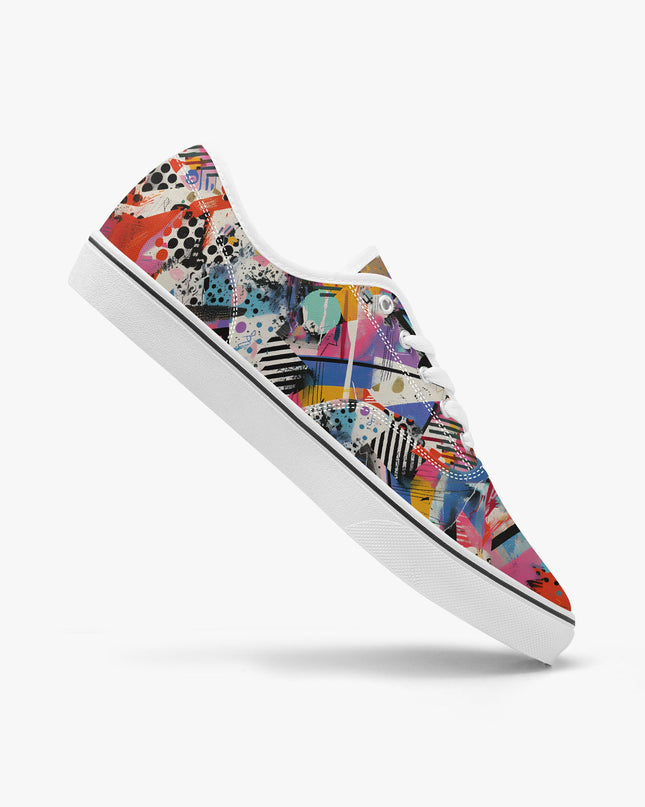 Graffiti Lace - up shoes - Sola Shoe