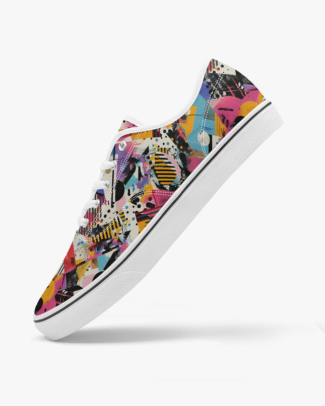 Graffiti Lace - up shoes - Sola Shoe