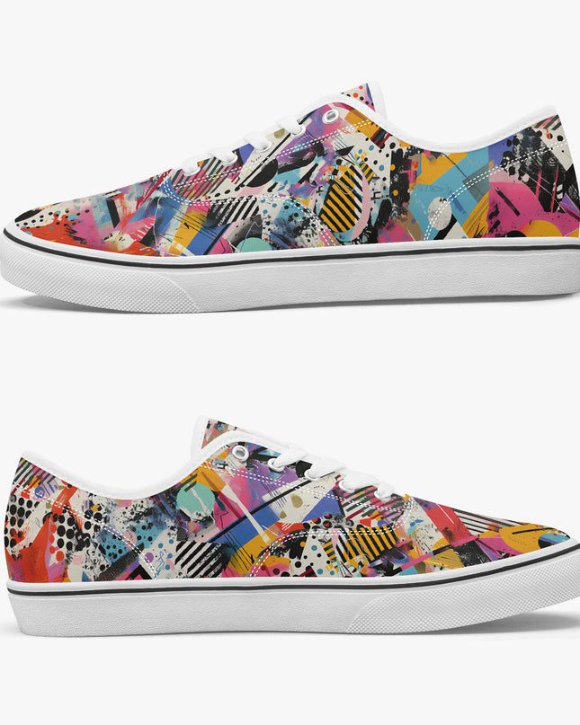 Graffiti Lace - up shoes - Sola Shoe