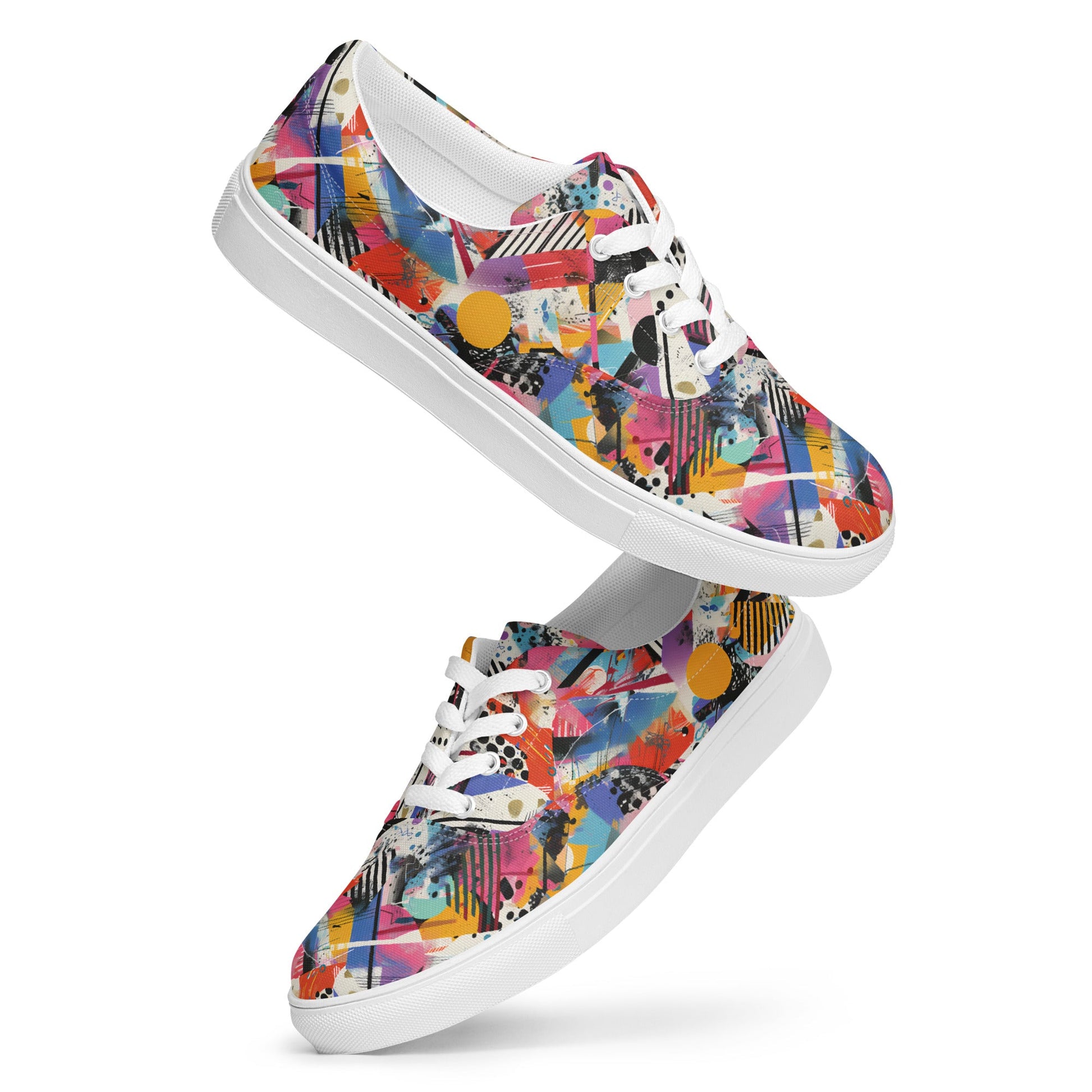 Graffiti lace - up shoes - Sola Shoe