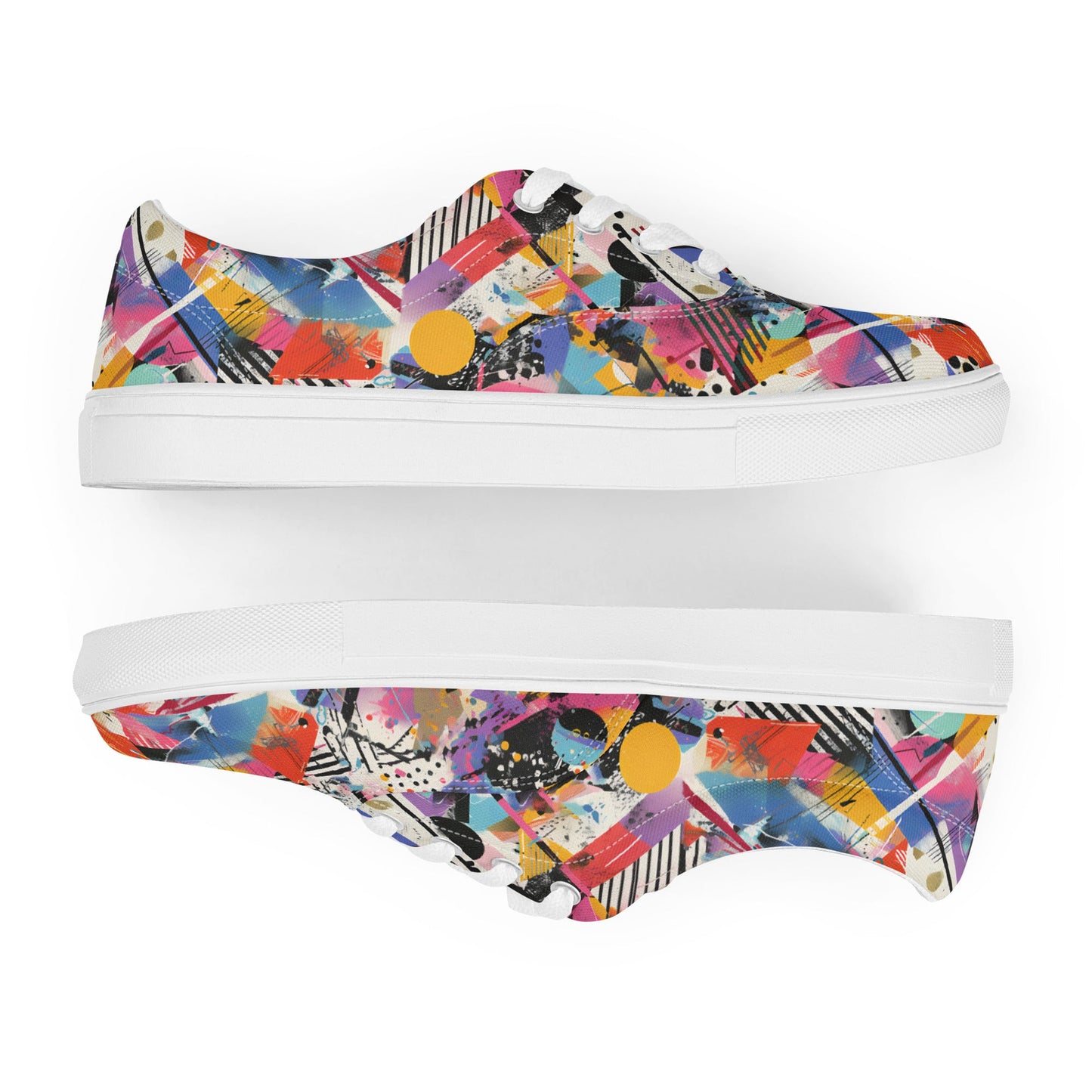 Graffiti lace - up shoes - Sola Shoe
