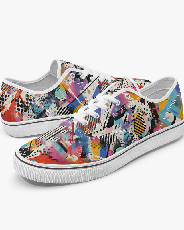 Graffiti Lace - up shoes - Sola Shoe