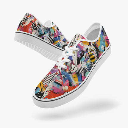 Graffiti Lace - up shoes - Sola Shoe