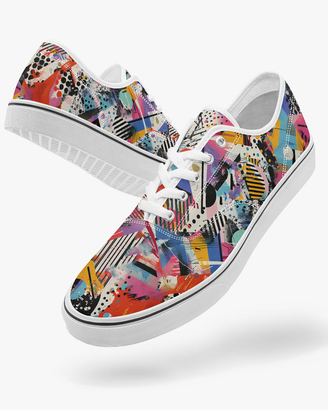 Graffiti Lace - up shoes - Sola Shoe