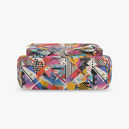 Graffiti Multi - pocket Crossbody Bag - Sola Shoe