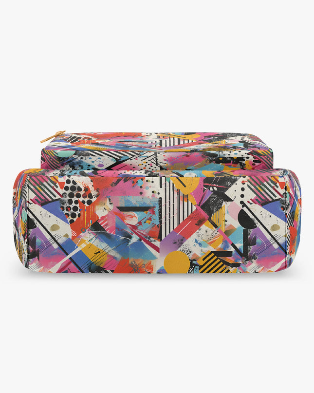 Graffiti Multi - pocket Crossbody Bag - Sola Shoe