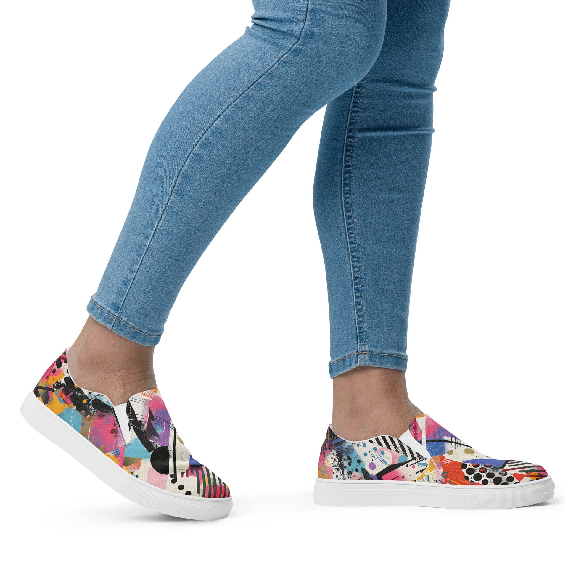 Graffiti slip - on shoes - Sola Shoe
