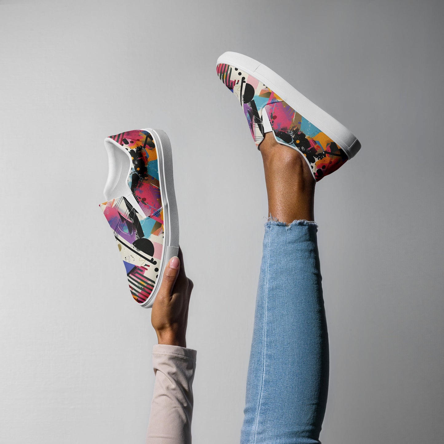 Graffiti slip - on shoes - Sola Shoe