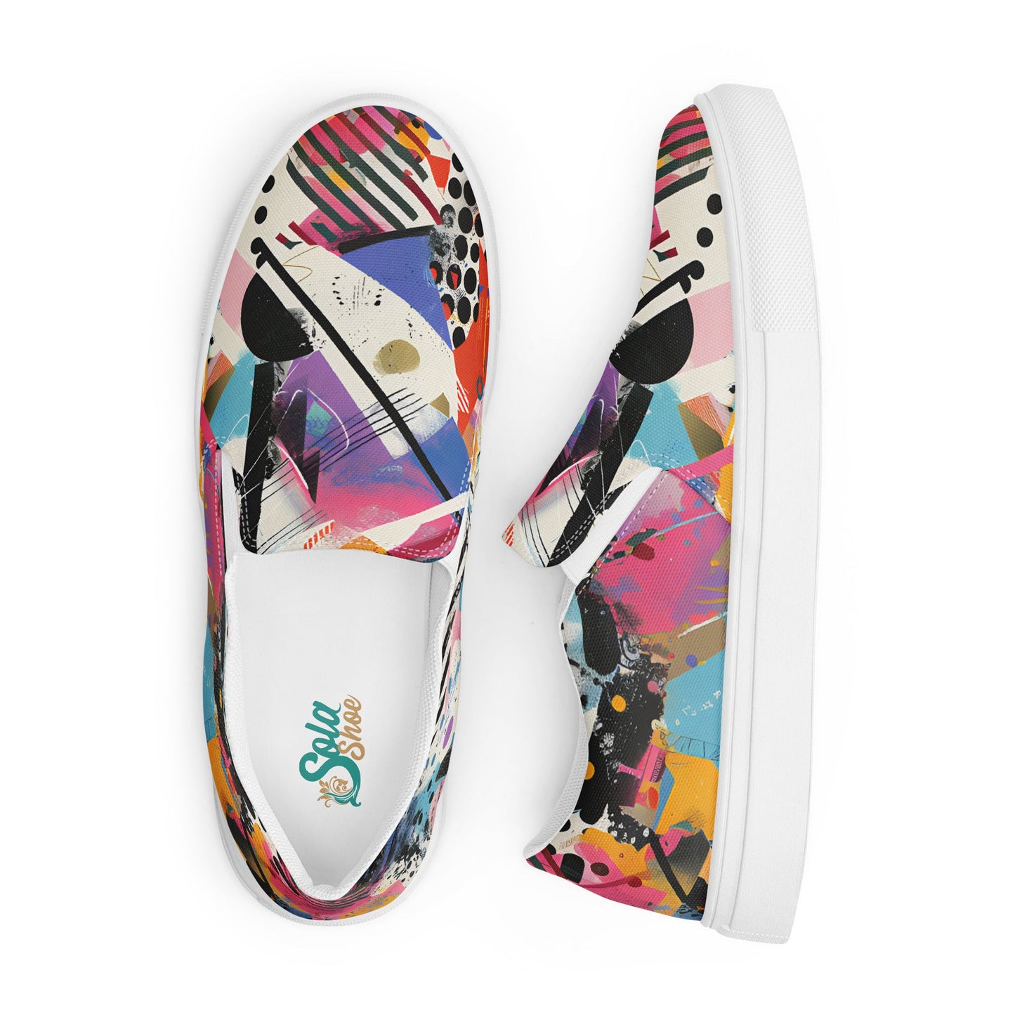 Graffiti slip - on shoes - Sola Shoe