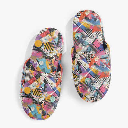 Graffiti Slippers – Bold Comfort for Cool Days - Sola Shoe