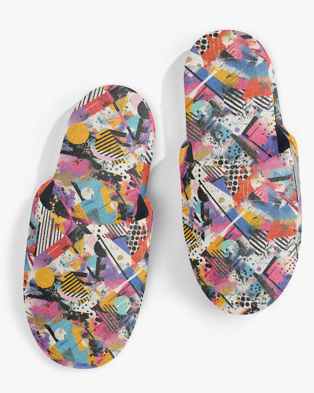 Graffiti Slippers – Bold Comfort for Cool Days - Sola Shoe