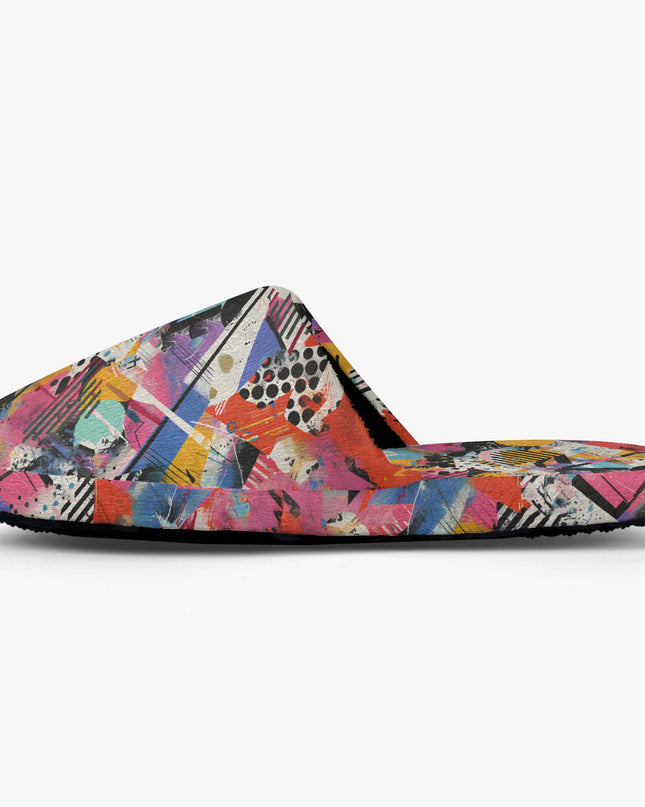 Graffiti Slippers – Bold Comfort for Cool Days - Sola Shoe