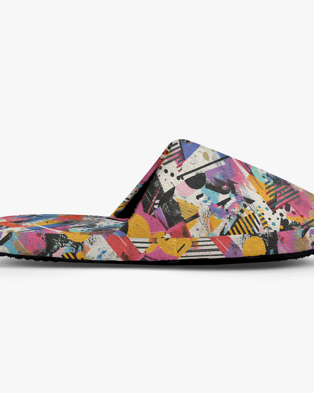 Graffiti Slippers – Bold Comfort for Cool Days - Sola Shoe