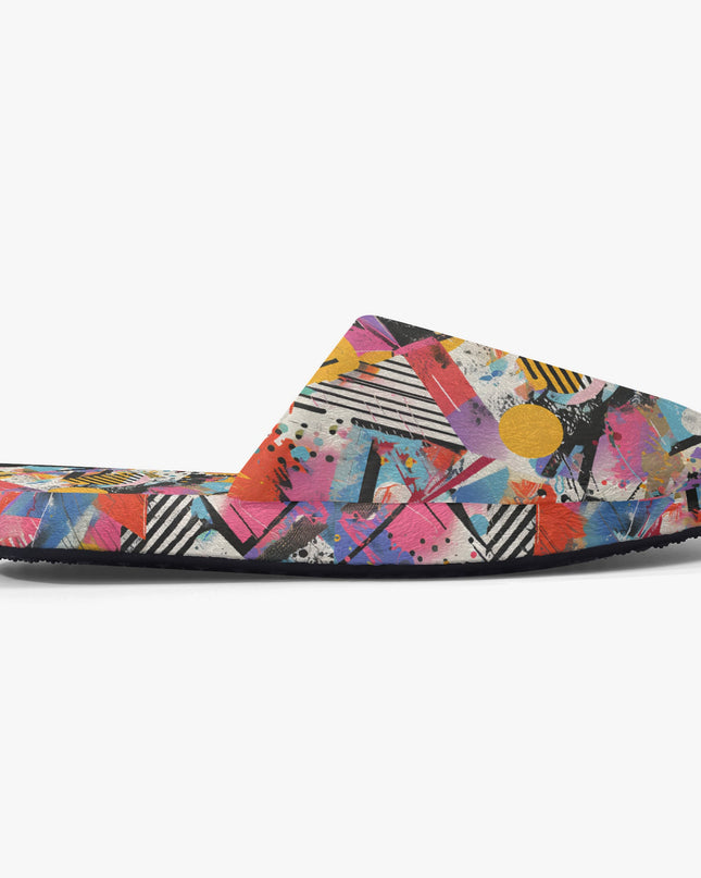 Graffiti Slippers – Bold Comfort for Cool Days - Sola Shoe