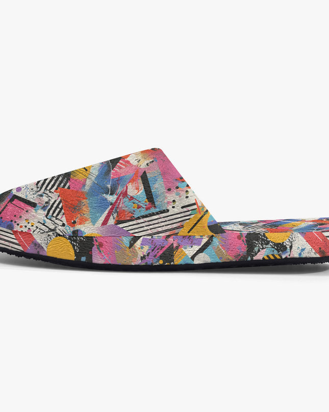 Graffiti Slippers – Bold Comfort for Cool Days - Sola Shoe