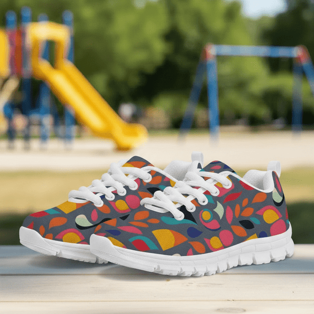 Kids' Pop Garden Lace - up Mesh Sneakers - Sola Shoe