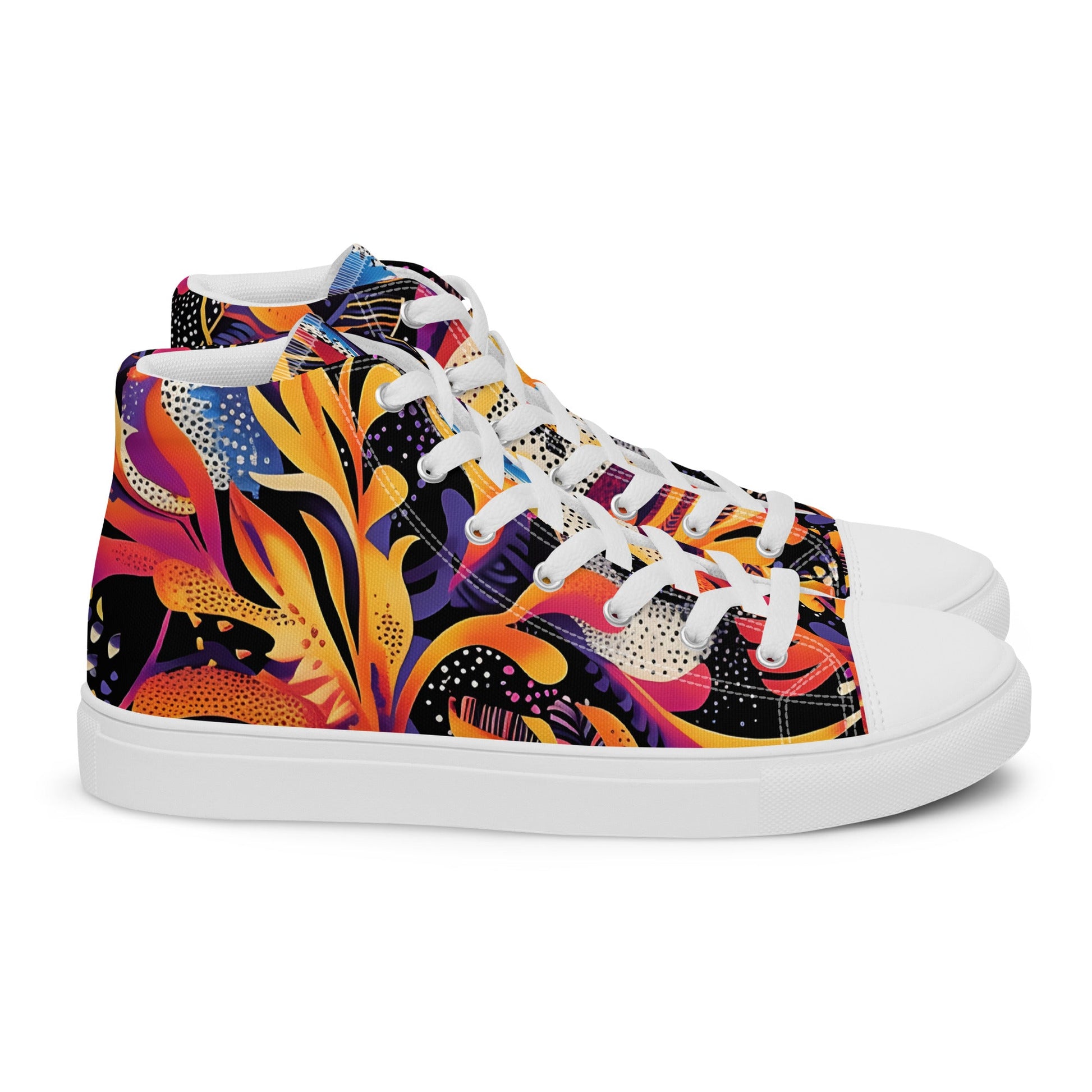 Neon Jungle high top shoes - Sola Shoe