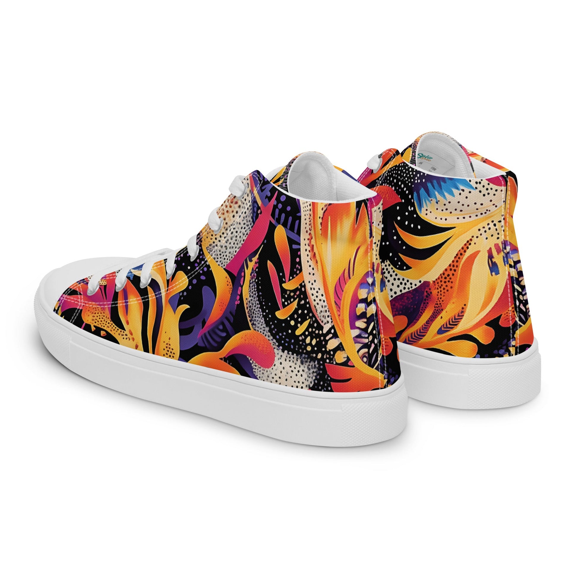 Neon Jungle Men’s high top shoes - Sola Shoe
