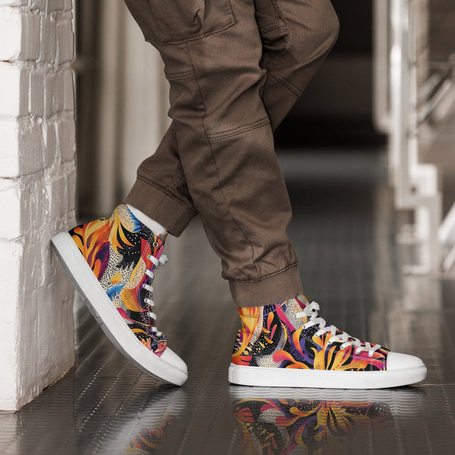 Neon Jungle Men’s high top shoes - Sola Shoe
