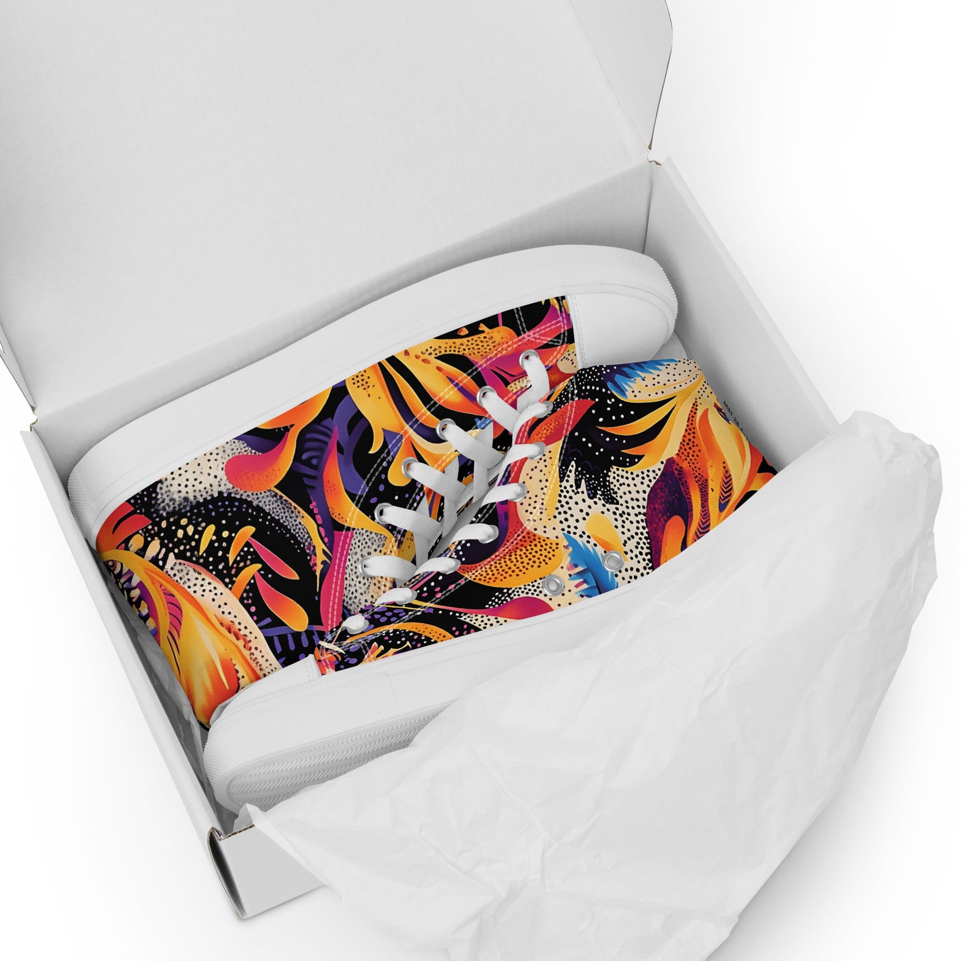 Neon Jungle Men’s high top shoes - Sola Shoe