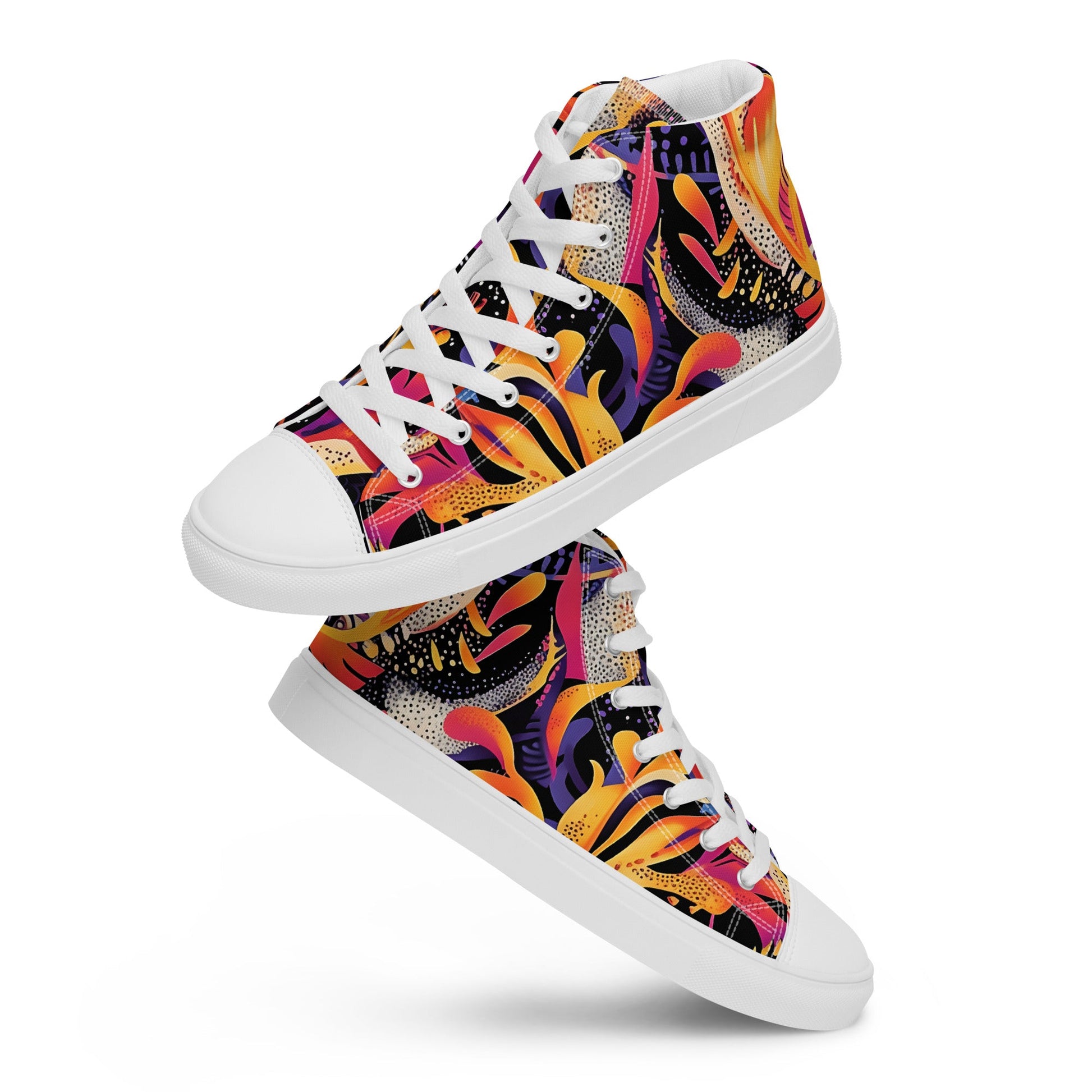 Neon Jungle Men’s high top shoes - Sola Shoe