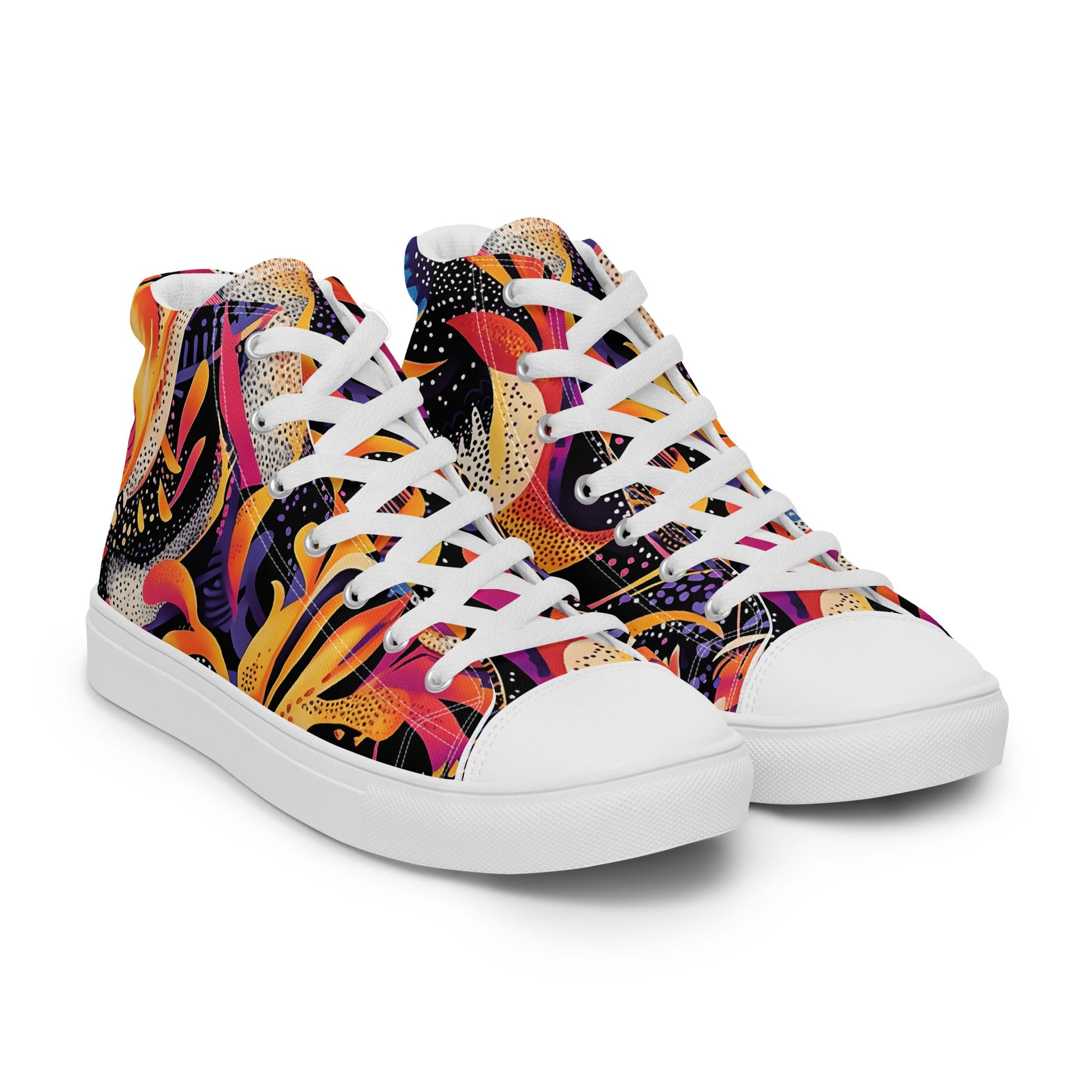Neon Jungle Men’s high top shoes - Sola Shoe
