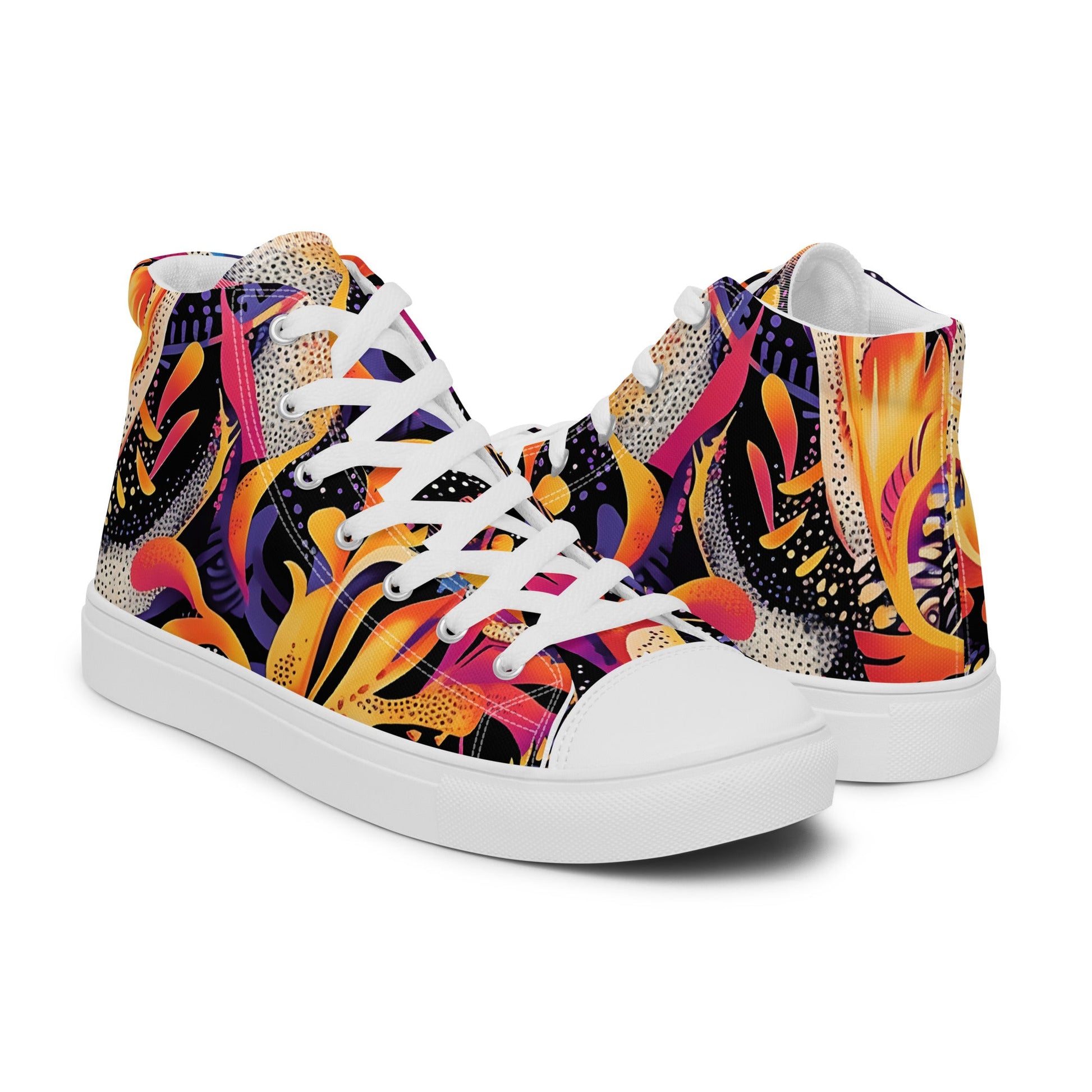 Neon Jungle Men’s high top shoes - Sola Shoe