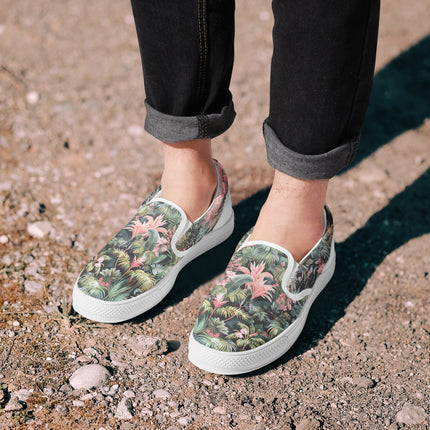 Pink Palm Classic Slip - On Shoes - Sola Shoe