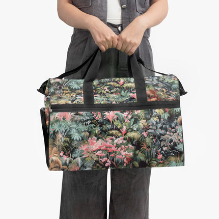 Pink Palm Gym Duffel Bag - Sola Shoe