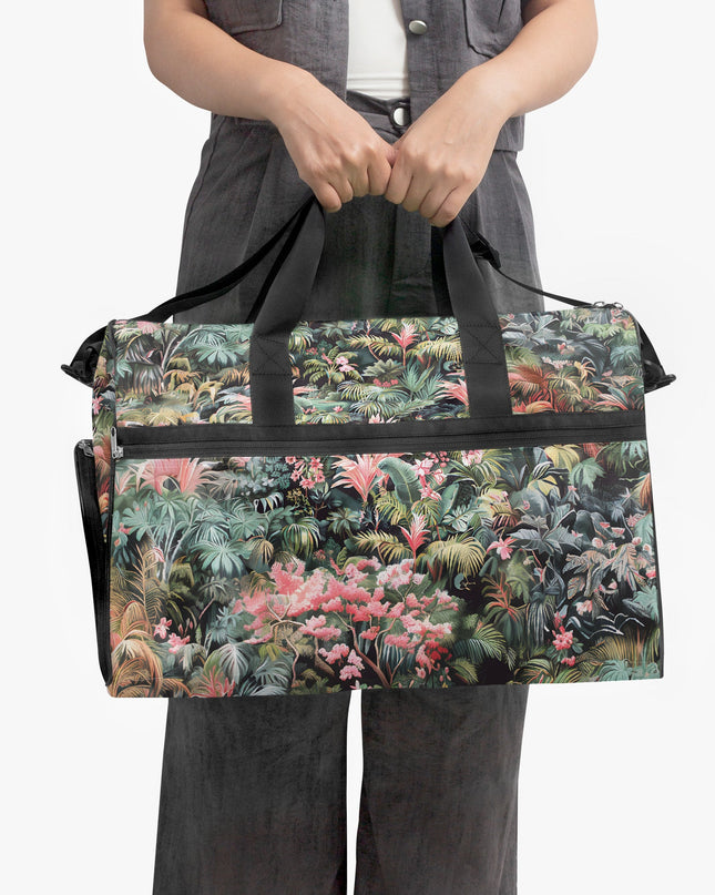 Pink Palm Gym Duffel Bag - Sola Shoe